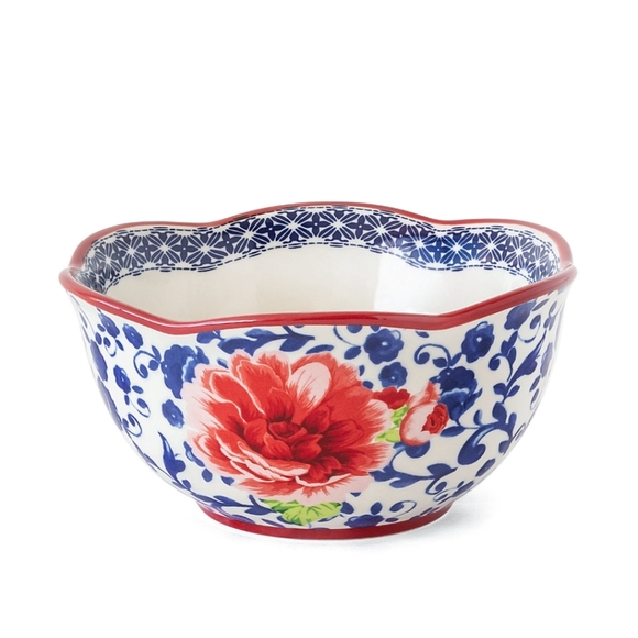 ❤️ New Pioneer Woman Heritage Floral 12 Piece Dinnerware Set - Picture 4 of 6